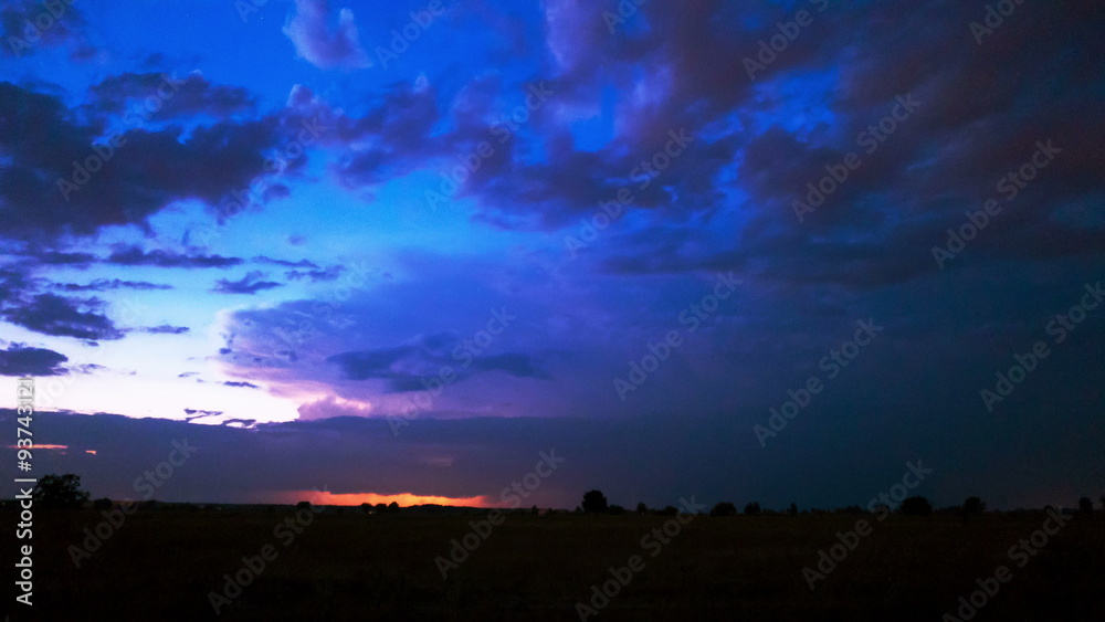 Night thunder-storm with lightnings in field.,4K 4096x2304 . Time lapse
Night thunder-storm with lightnings in field.,4K 4096x2304 . Time lapse
