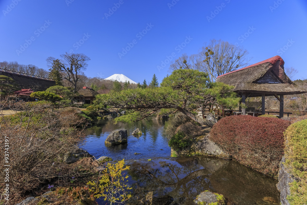 The sacred mountain - Mt. Fuji at Japan