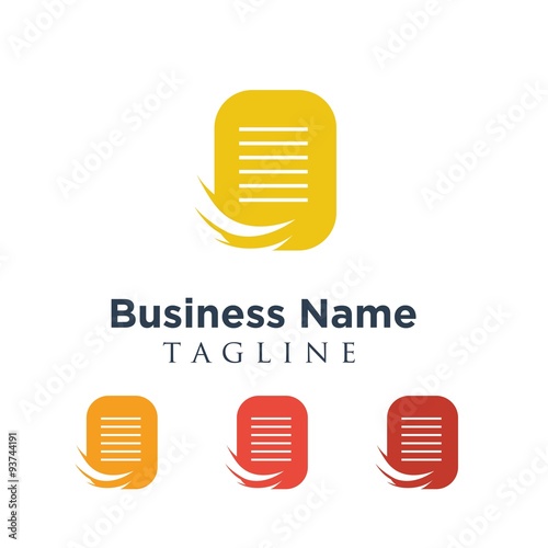 document logo icon vector