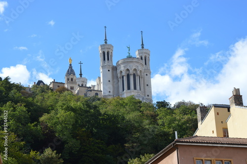 Obraz na płótnie Notre dame de fourvière w salonie