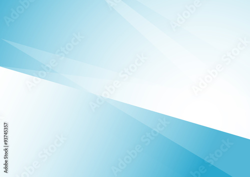 abstract blue and white background with copy space. Graphics background with color gradient and pointy elements.