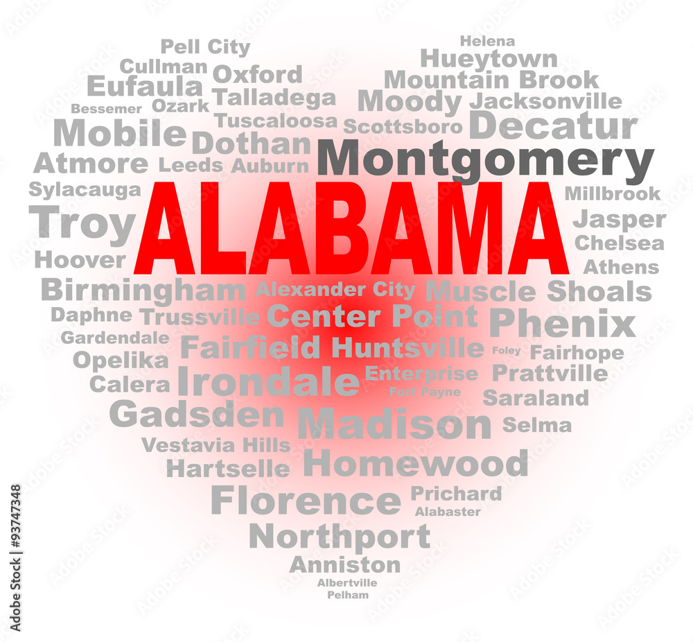 Obraz premium Alabama Heart