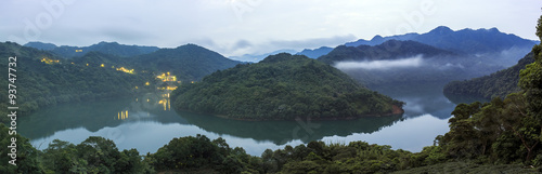 Mountain and nature landscape view at Shiding, Taiwan