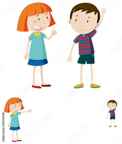 Opposite adjectives near and far