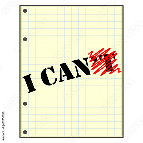 Motivating flat icon