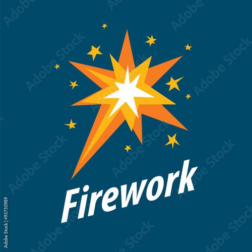 vector logo abstract colored flash