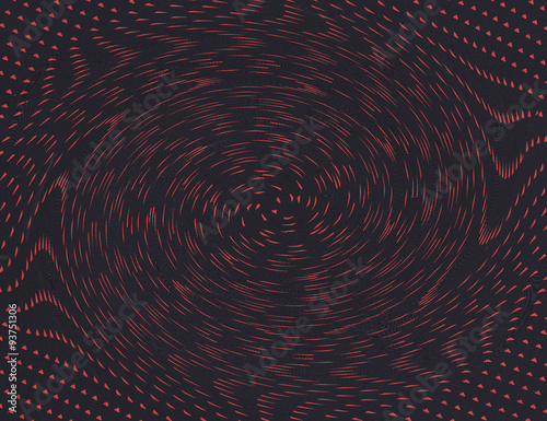 Abstract red dots on dark background