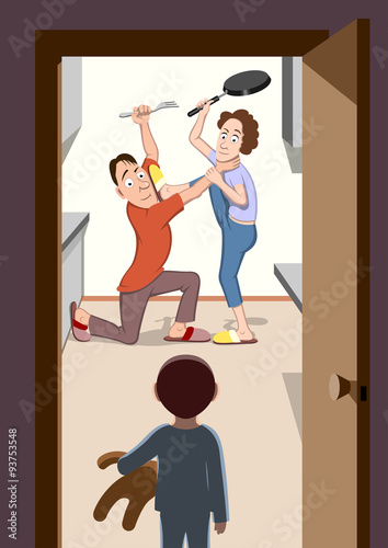 Parents fighting