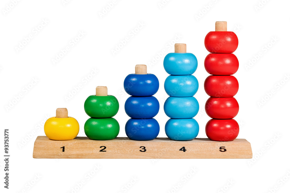 Children Wooden colorful puzzle with figures Children Wooden colorful puzzle with figures