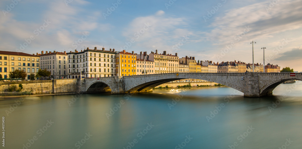 Fototapeta premium Pont Bonaparte Lyon
