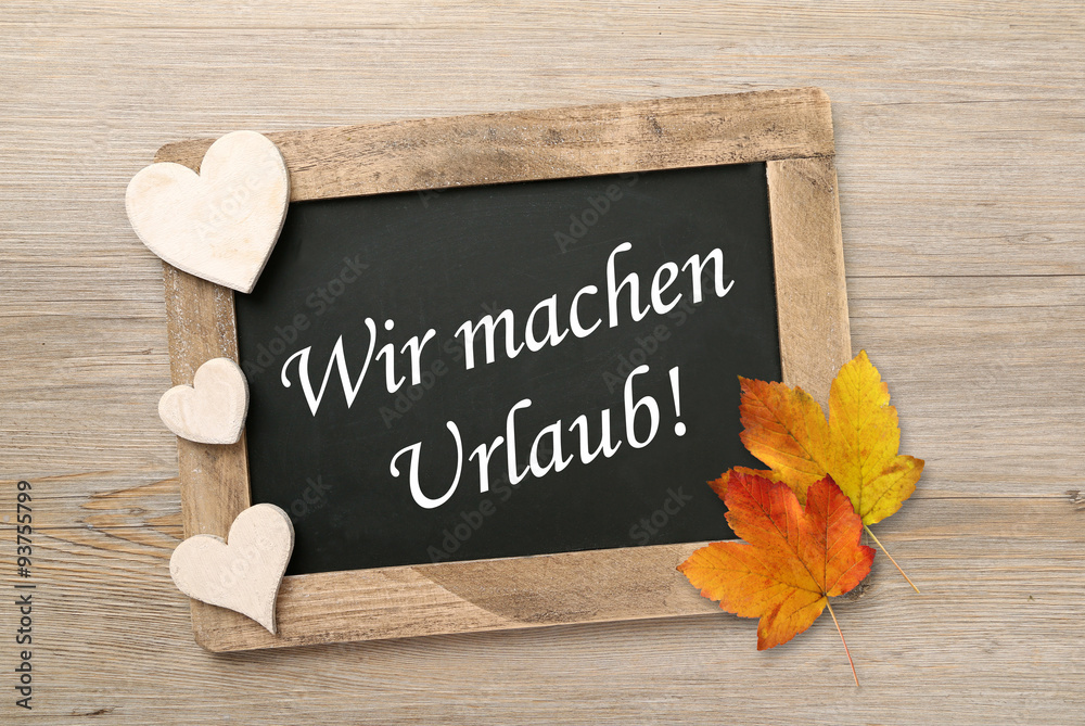 Wir machen Urlaub StockFoto Adobe Stock