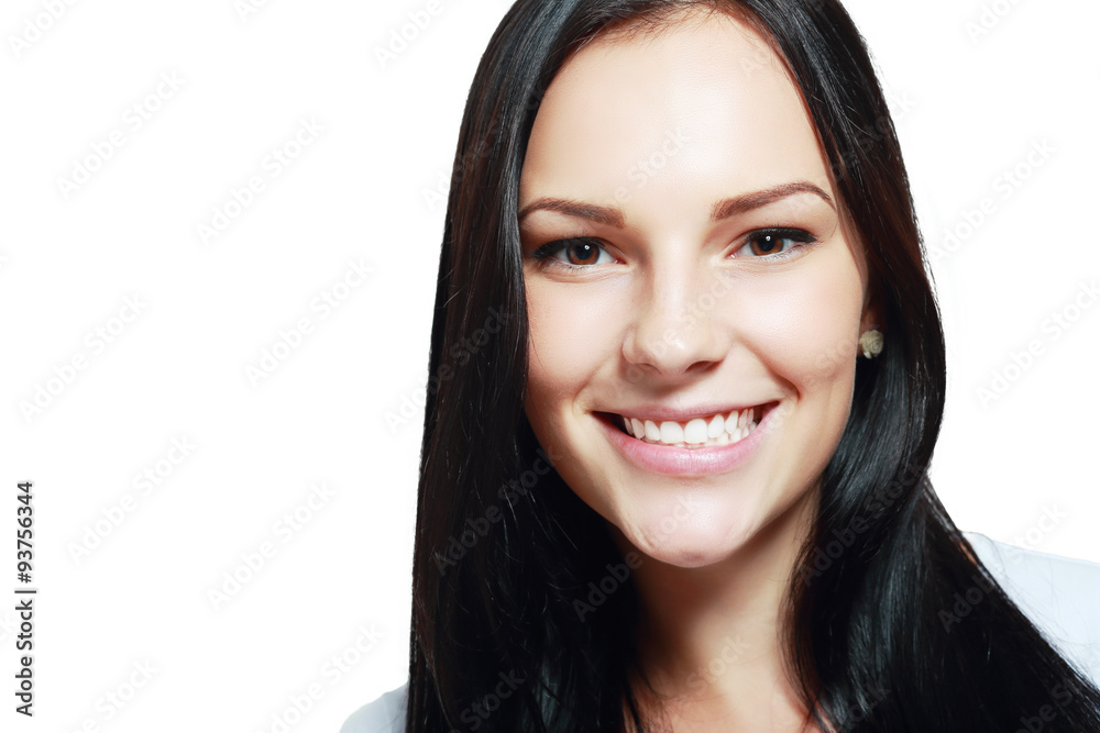 smiling young woman smiling young woman