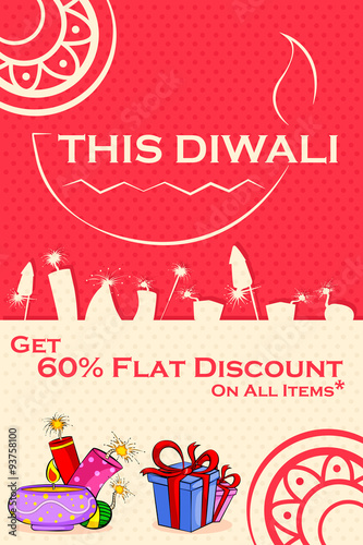 Happy Diwali discount sale promotion