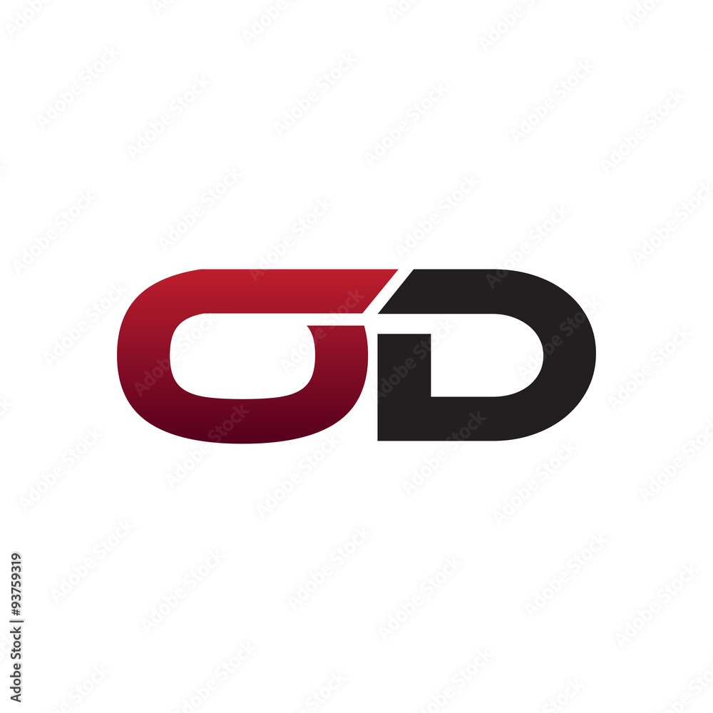 Modern Initial Logo OD Modern Initial Logo OD