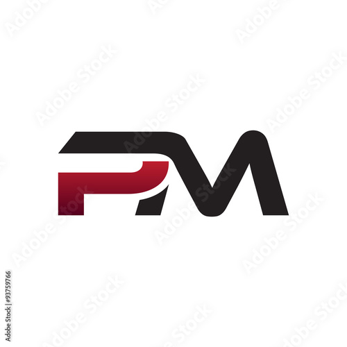 Modern Initiall Logo PM