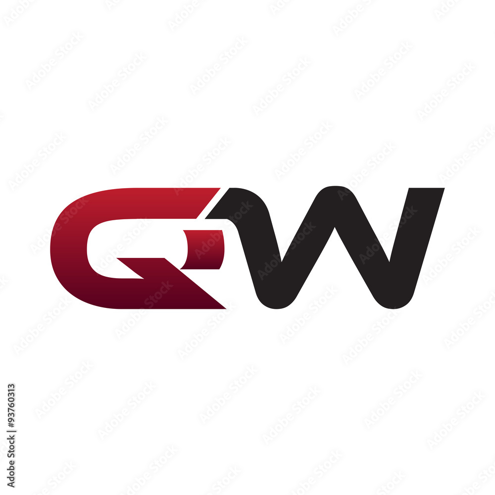 Modern Initiall Logo QW Modern Initiall Logo QW