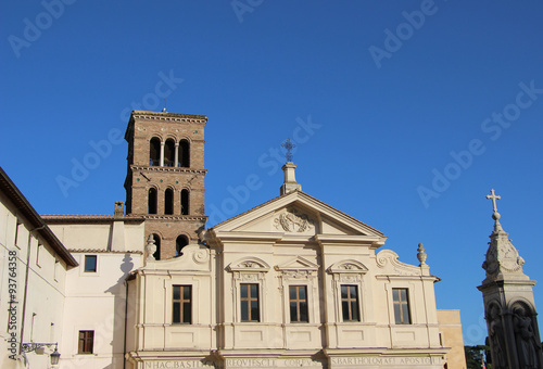 Rome,Italy,church,Basilica di San Bartolomeo all'Isola.