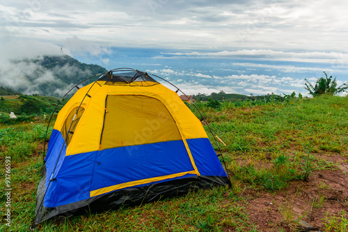 Tent and the mist view_03