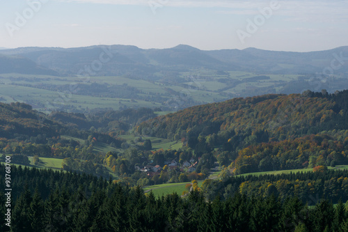 Fototapeta Naklejka Na Ścianę i Meble -  Naturschutzgebiet Rhön im Herbst