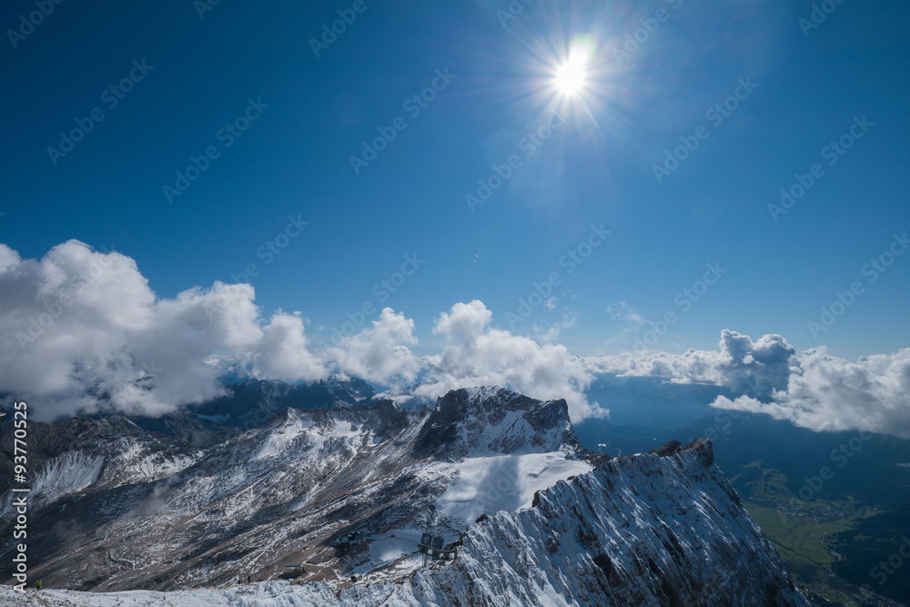 Fototapeta premium Zugspitze, top of Germany