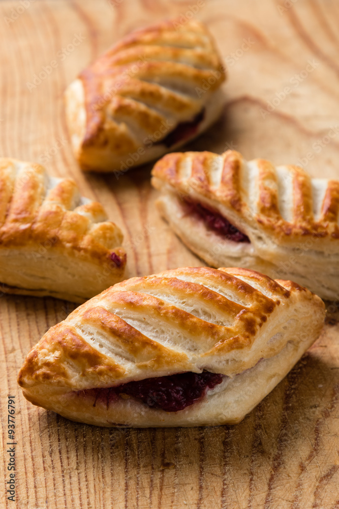 puff pastry with jam puff pastry with jam