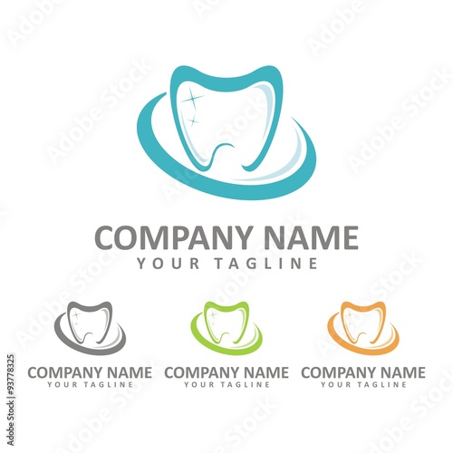 Dental Logo Design.Creative Dentist Logo. Dental Clinic Creative Company Vector Logo.