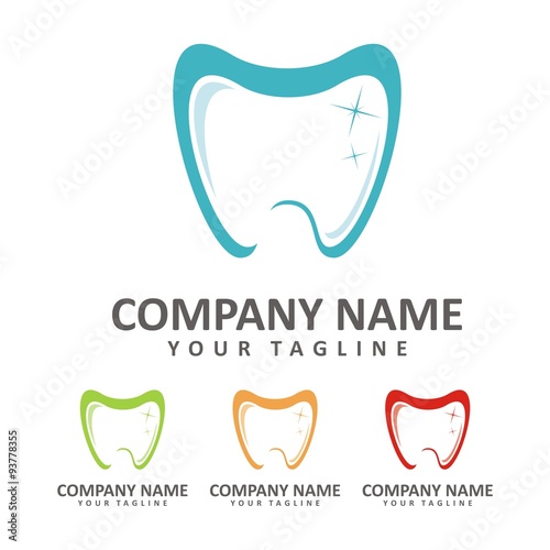 Dental Logo Design.Creative Dentist Logo. Dental Clinic Creative Company Vector Logo.