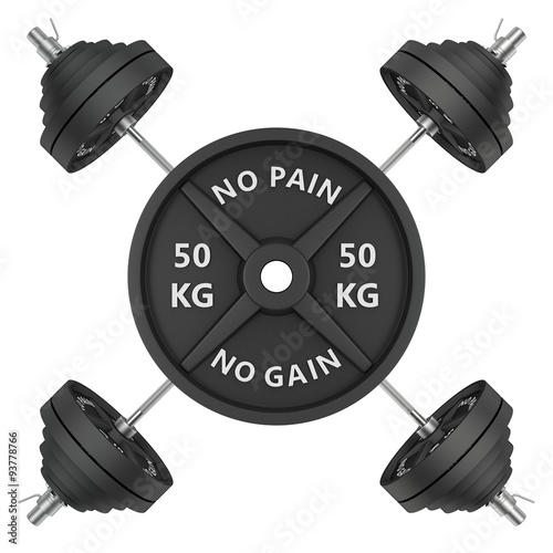 Gym, fitness center, shop logo, etc