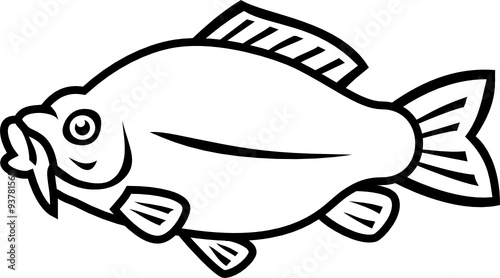Simple Carp Vector