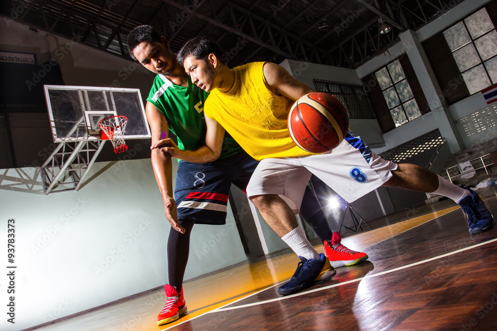 Naklejka premium basketball players