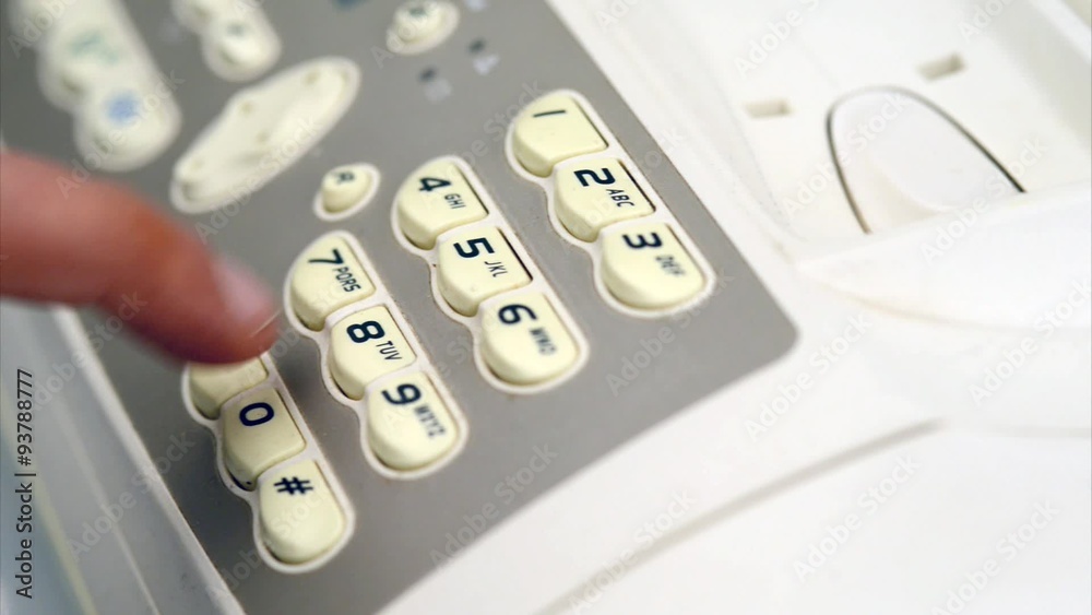 making a call