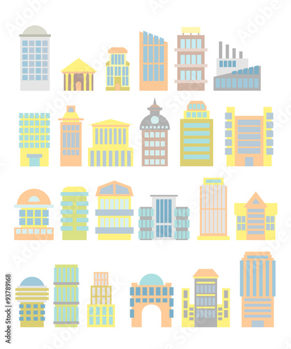 Set Business Property: shopping center and hospital. Tower and a