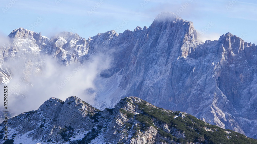 Time lapse of mountain landscape in Kranjska Gora Time lapse of mountain landscape in Kranjska Gora