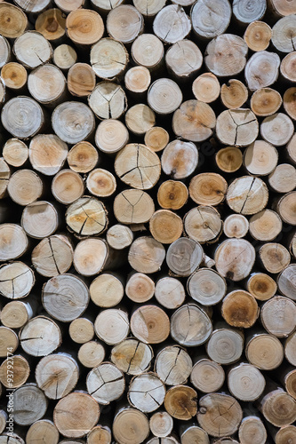 closeup of a pile of cut timber background