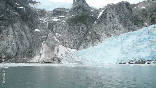 Glacier Norwest pan across ice flow P HD 8352 photo