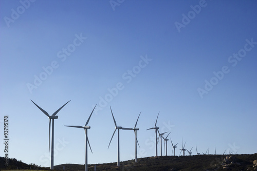 Wind Farm Silhouette 