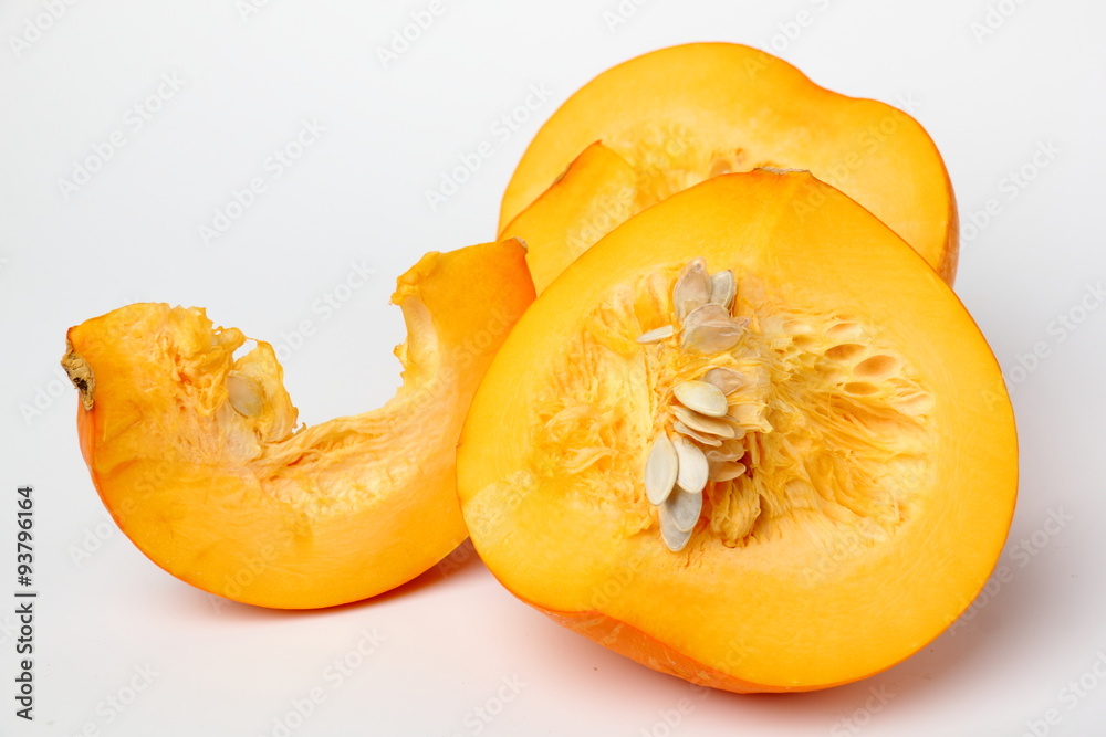 Pumpkin / Fresh pumpkin cut into slices. Pumpkin / Fresh pumpkin cut into slices.