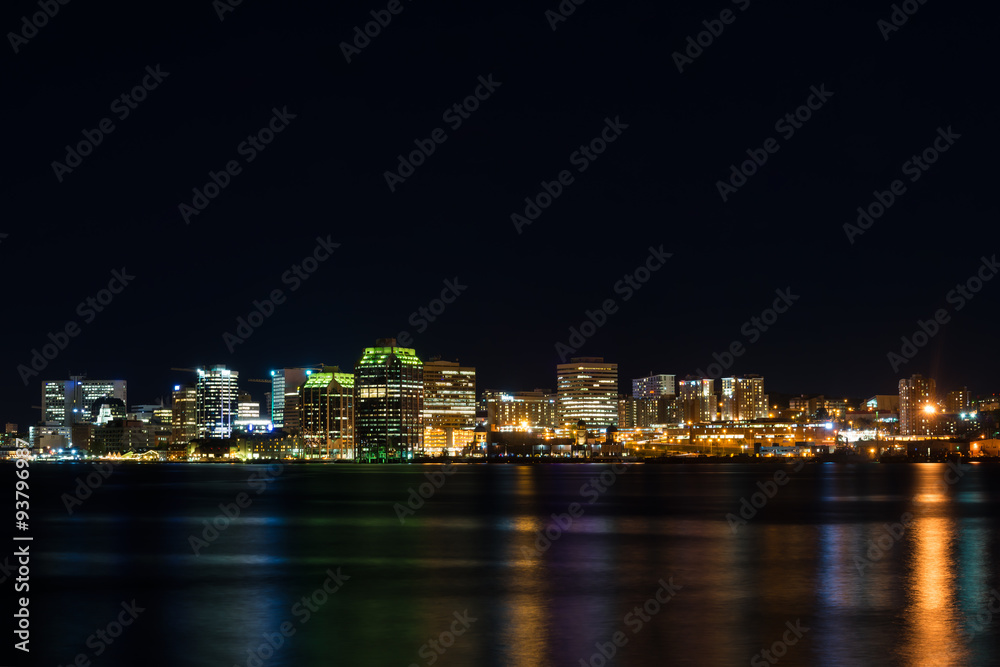 Halifax at night
