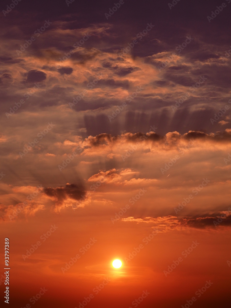 Obraz premium Zachód słońca