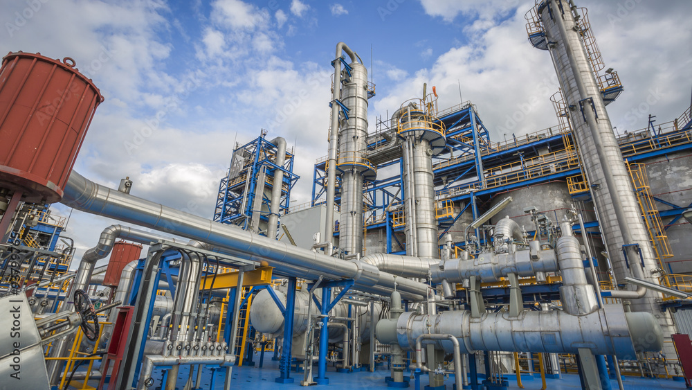Fototapeta premium Petroleum plant
