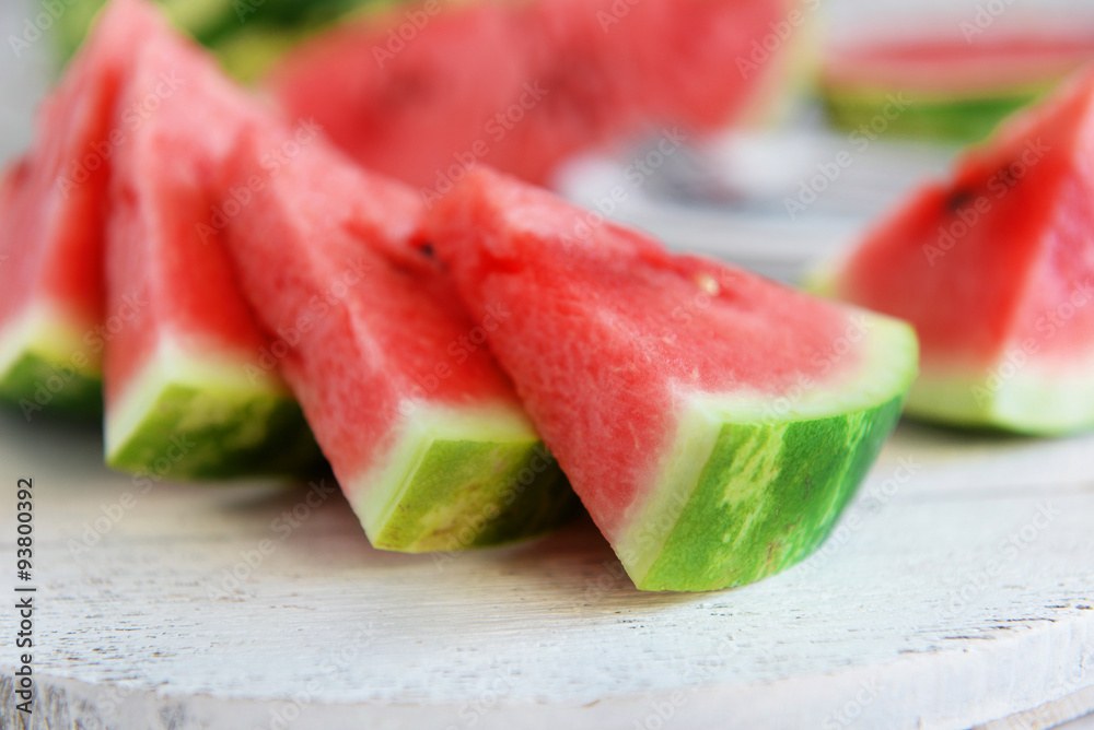 Sliced watermelon closeup Sliced watermelon closeup