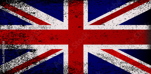 Grunge Union Jack Flag