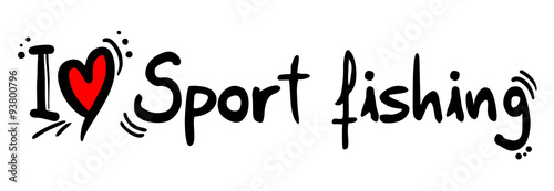Sport fishing love