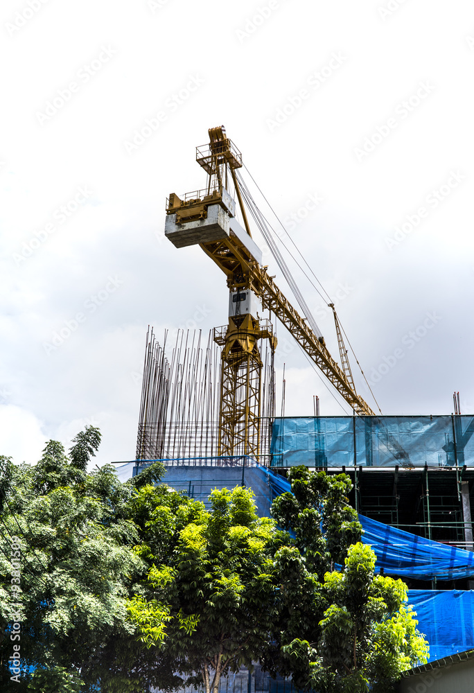 Fototapeta premium Construction crane