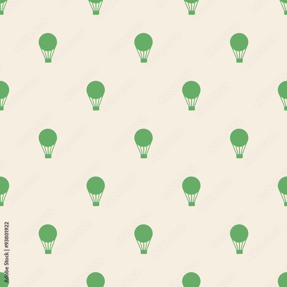 Seamless Background with hot air balloons retro. Seamless Background with hot air balloons retro.