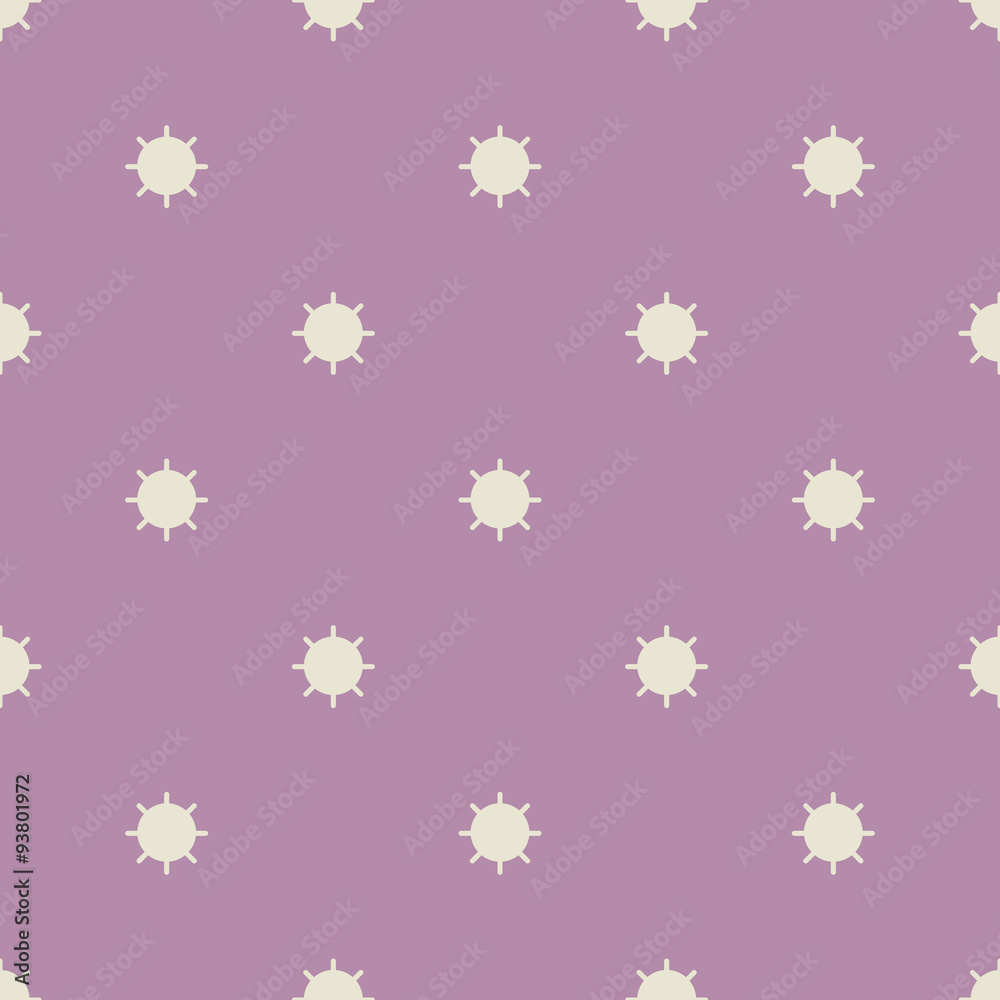 Seamless geometric pattern of circles with rays. Seamless geometric pattern of circles with rays.