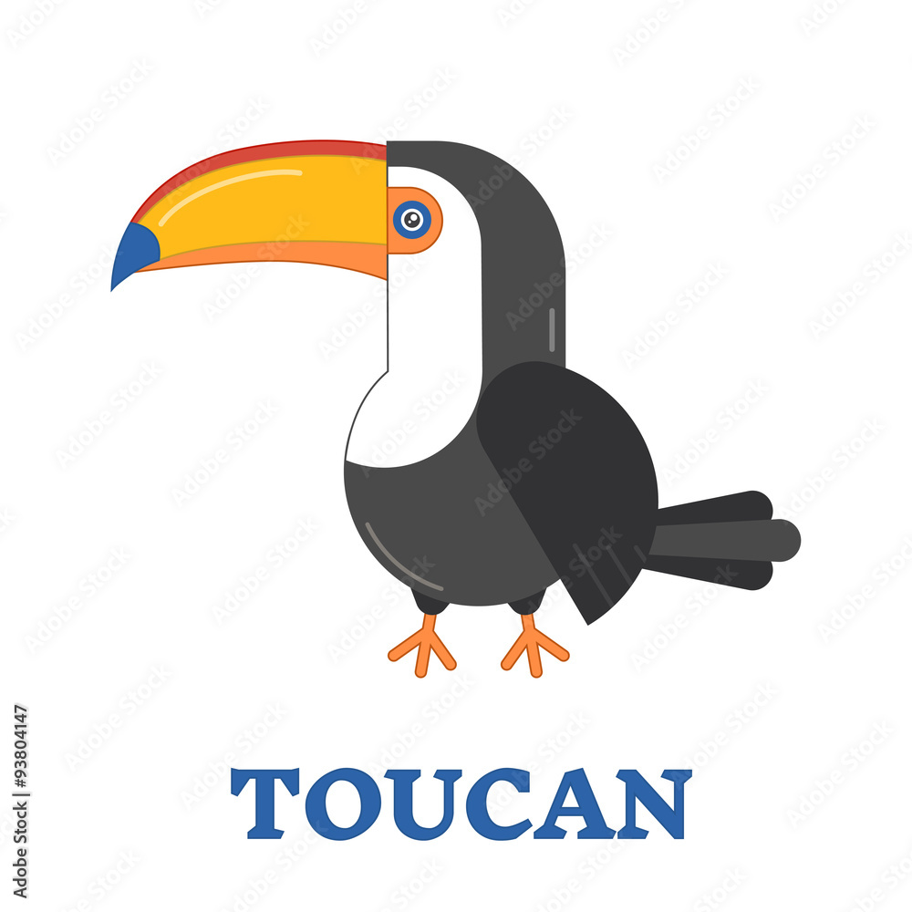 Obraz premium Toucan Bird Icon