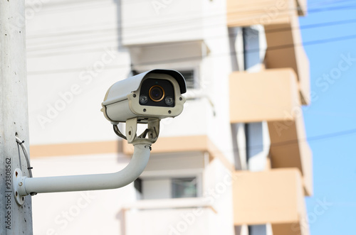CCTV Security camera. photo