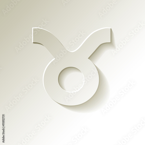 Paper HOROSCOPE SIGNS OF THE ZODIAC Taurus 21 April - 20 May.