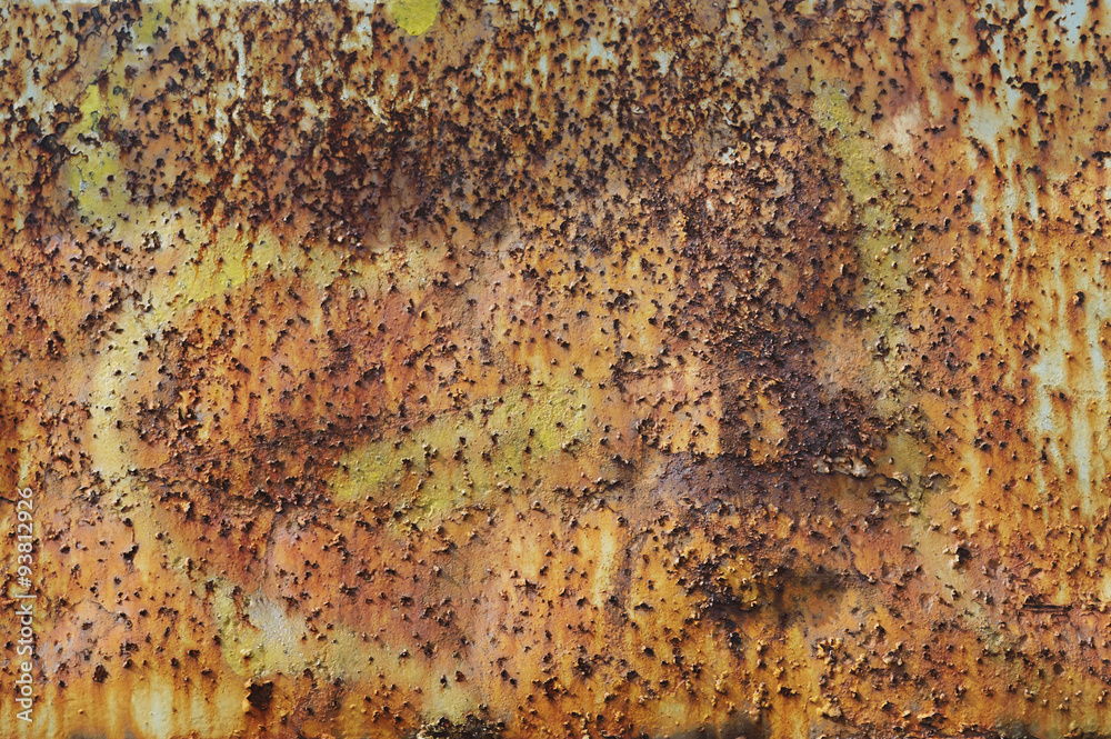 Rust texture as metal plate Rust texture as metal plate